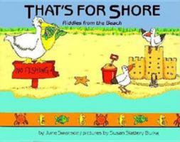 That's for Shore: Riddles from the Beach (You Must Be Joking!,) 0822523329 Book Cover