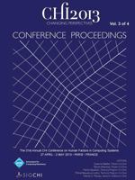 Chi 13 Proceedings of the 31st Annual Chi Conference on Human Factors in Computing Systems V3 1450324495 Book Cover