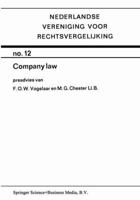 Company Law: A Comparative Review 9026807198 Book Cover