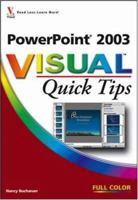 PowerPoint 2003 Visual Quick Tips 0470009276 Book Cover