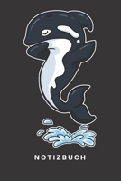 Notizbuch: Notizbuch Notizheft Schreibbuch 110 Seiten Liniert Linien DIN A5 Wasser Meer Ozean Meeress�uger Tyrannosaurus Orca Wal Killerwal Schwertwal Tierpfleger Dabbing Dab Dabbin Tanz Tanzen Lustig 1676421939 Book Cover