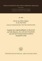 Vergleich Der Ungleichmassigkeit Von Baumwoll- Und Zellwollgarnen, Die Nach Dem Dreizylinder- Und Nach Dem Faserband-Spinnverfahren Hergestellt Wurden 3663039625 Book Cover