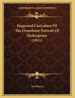 Supposed Caricature Of The Droeshout Portrait Of Shakespeare 1437497608 Book Cover