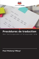 Procédures de traduction (French Edition) 6209607721 Book Cover