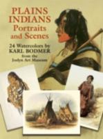 Plains Indians Portraits and Scenes: 24 Watercolors from the Joslyn Art Museum 0486435733 Book Cover