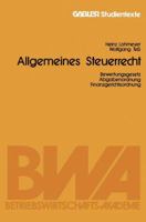 Allgemeines Steuerrecht 3409644512 Book Cover