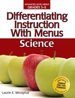 Differentiating Instruction With Menus: Science 1593632274 Book Cover