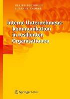 Interne Unternehmenskommunikation in Resilienten Organisationen 364230723X Book Cover