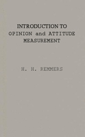 Introduction to Opinion and Attitude Measurement 0837141664 Book Cover