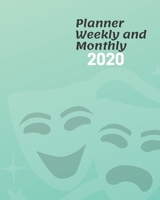 Planner Weekly and Monthly 2020: Weekly & Monthly Planner Jan 1, 2020 to Dec 31, 2020: (2020 Pretty Simple Planners) 1655563319 Book Cover