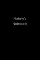 Natalie's Notebook: Notebook / Journal / Diary - 6 x 9 inches (15,24 x 22,86 cm), 150 pages. 169117761X Book Cover
