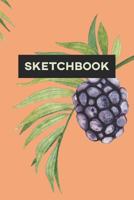 Sketchbook: Blueberries Food Pattern Paint Cute Design 1794127046 Book Cover