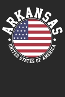Notebook: Arkansas Dot Grid 6x9 120 Pages 1699078203 Book Cover