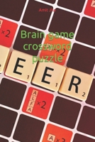 Brain game crossword puzzle B0BGN8XRLF Book Cover