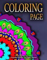 Coloring Page, Volume 2: Adult Coloring Pages 1530075408 Book Cover