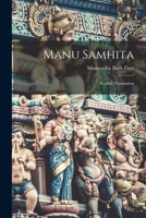 Manu Samhita: English Translation 1015557562 Book Cover
