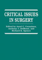 Critical Issues in Surgery (Plenum Chemical Engineering Series) 0306449188 Book Cover