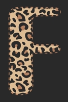 F: small lined leopard print notebook;  monogrammed gifts for her 167288697X Book Cover