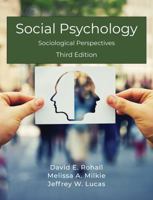 Social Psychology: Sociological Perspectives 0205661068 Book Cover