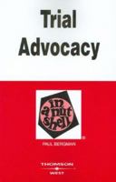 Bergman's Trial Advocacy in a Nutshell, 4th (Nutshell Series) 0314664939 Book Cover