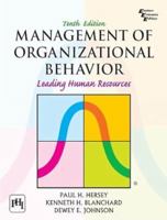 Management of Organizational Behavior 8120335457 Book Cover