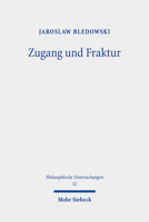 Zugang Und Fraktur: Heideggers Subjektivitatstheorie in 'Sein Und Zeit' (Philosophische Untersuchungen) 3161577361 Book Cover