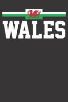 Notebook: Wales Shirt Dragon Flag Welsh Africa Dot Grid 6x9 120 Pages 1081743697 Book Cover