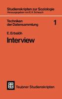 Techniken Der Datensammlung 1: Interview 3519000318 Book Cover