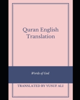Quran English Translation B08RT3MT1S Book Cover