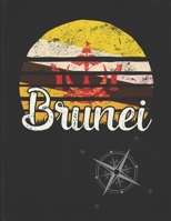 Brunei: Bruneian Vintage Flag Personalized Retro Gift Idea for Coworker Friend or Boss  2020 Calendar Daily Weekly Monthly Planner Organizer 1672895847 Book Cover