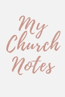My Church Notes 1720661294 Book Cover
