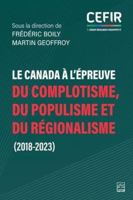 LE CANADA A L'EPREUVE DU COMPLOTISME, DU POPULISME ET DU 2766302174 Book Cover