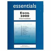 Excel 2000 Essentials Intermediate 1580763049 Book Cover
