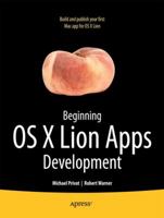 Beginning OS X Lion Apps Development 1430237201 Book Cover