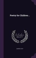 Poetry for Children 053006703X Book Cover