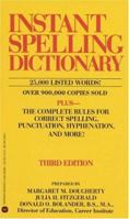 Instant Spelling Dictionary 0446360821 Book Cover