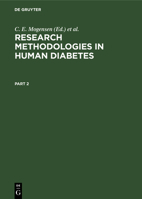 Research Methodologies in Human Diabetes. Part 2 3110145553 Book Cover