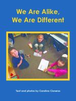 We Are Alike, We Are Different 1613914636 Book Cover