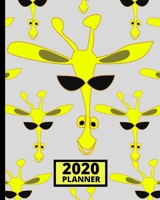 2020 Planner: Giraffe 1-Year Daily, Weekly and Monthly Organizer With Calendar, Gifts For Giraffe Lovers, Women, Men, Adults and Kids (8" x 10") 1672285895 Book Cover