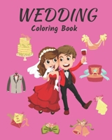Wedding Coloring Book: For Kids relaxation and Self regulation. Kids Coloring Book . coloring book for kids ages 2-8 B08ZBRJZST Book Cover