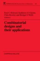 Combinatorial Designs and their Applications (Research Notes in Mathematics Series) 0849306590 Book Cover