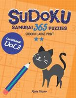 Sudoku Samurai 365 Puzzles: Sudoku Large Print 1718105746 Book Cover
