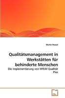 Qualitätsmanagement in Werkstätten für behinderte Menschen 363925984X Book Cover