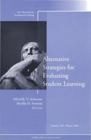 Alternative Strategies for Evaluating Student Learning 0787979708 Book Cover