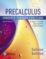 PreCalculus Concepts Through Functions Second Custom Edition for Laguardia Community College 0321645154 Book Cover