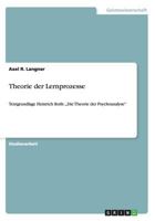 Theorie der Lernprozesse 3656593884 Book Cover