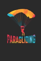 Paragliding: Paragliding Notebook, Blank Lined (6 x 9 - 120 pages) Sports And Recreations Themed Notebook for Daily Journal, Diary, and Gift 1677015969 Book Cover