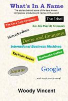 What's in a Name: The Stories Behind Some of the Best Known Companies, Products and Names in the World 1468024736 Book Cover