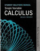 Single Variable Calculus: Early Transcendentals Student Solutions Manual 1464171882 Book Cover