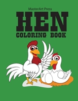 Master Art Press Hen Coloring Book B08WZH8JMF Book Cover